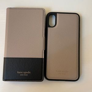 iPhone X Kate Spade wallet phone case